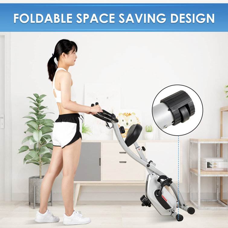 Exercise Bike Folding Stationary Bike for Home Use